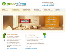 Tablet Screenshot of greencleansolution.co.uk